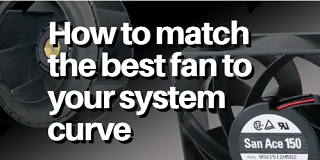 how to match the best fan to system curve